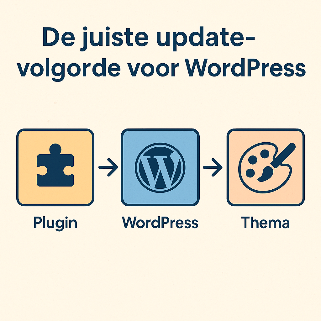 Updaten WordPress -Wat is de juiste volgorde?